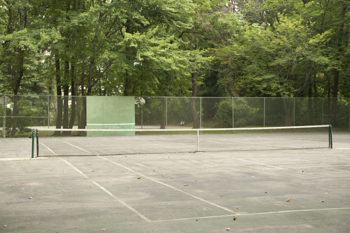 Tennis Court at Stratton Local Park