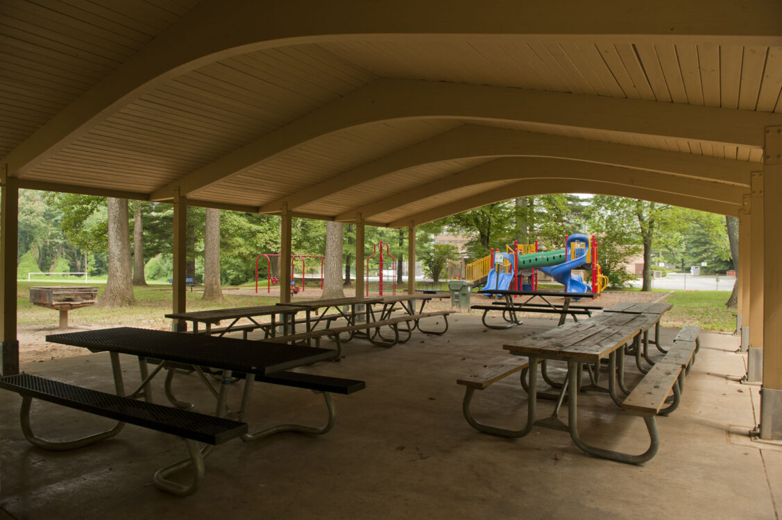 Picnic Shelter at Stratton Local Park