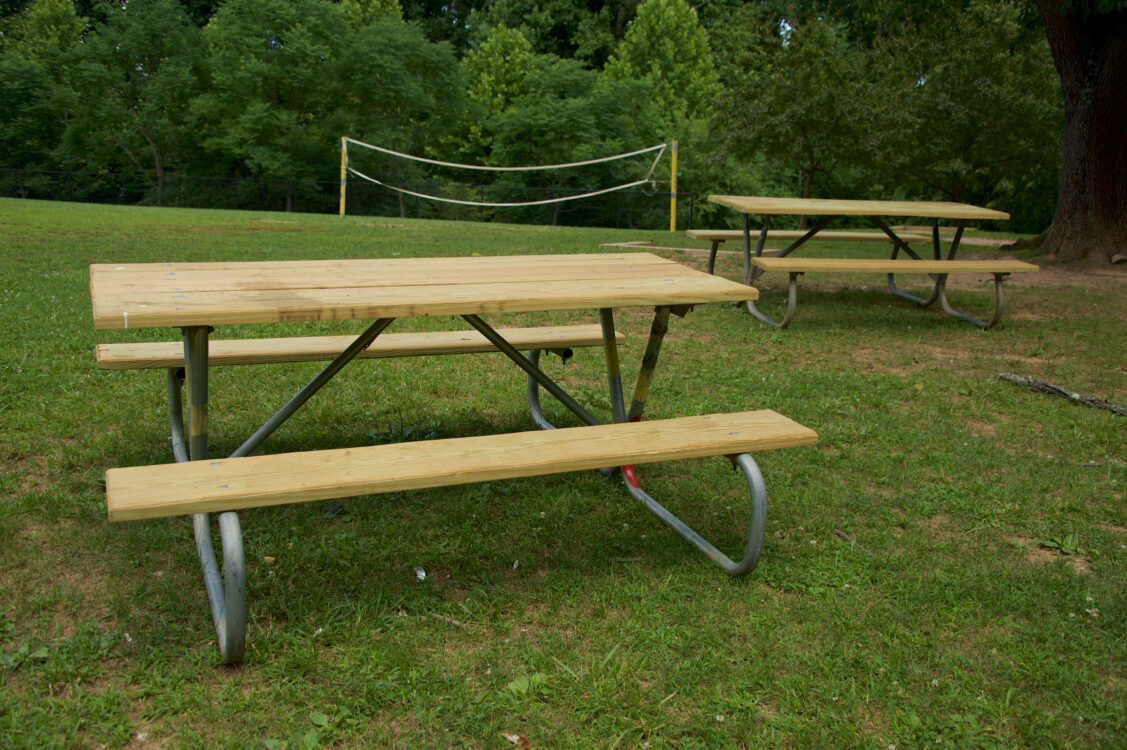 picnic table at valley mill special park