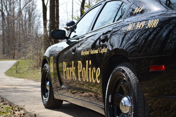 Side view of Park Police cruiser
