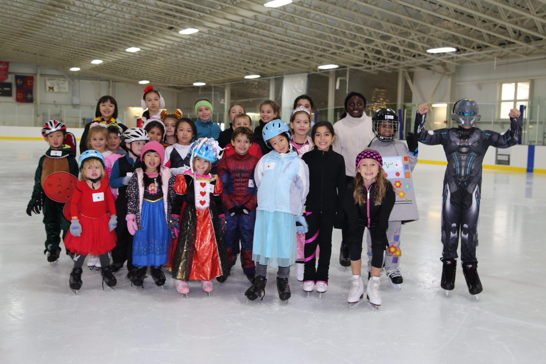 Halloween Skaters at Cabin John Ice Rink