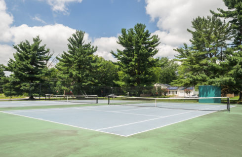 tennis court at Olney Square Neighborhood Park