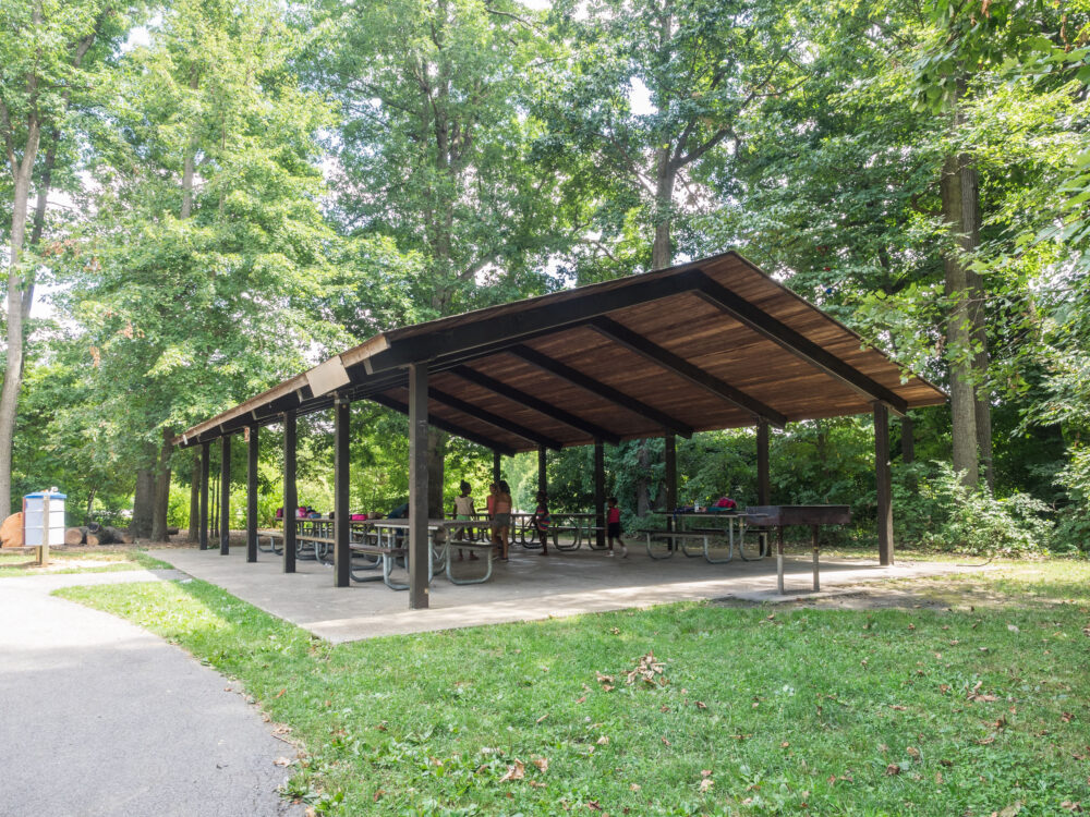 Picnic Shelter at Ridge Road Recreational Park