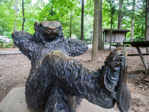 Bear Statue at Rock Creek Regional Park
