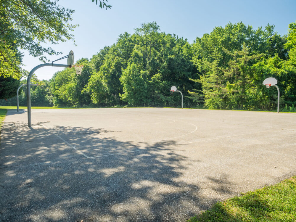 Basketball Court at Spencerville Local Park
