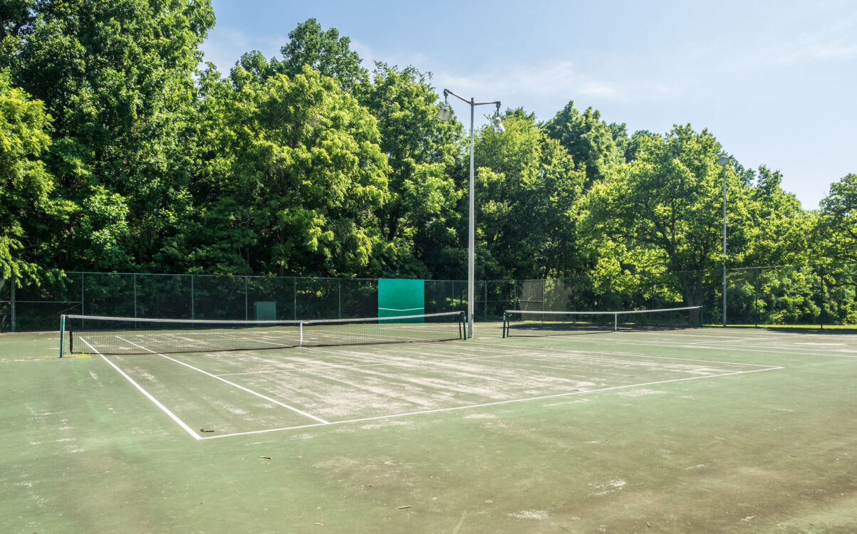 Tennis Court at Spencerville Local Park