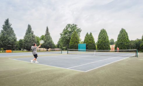 Tennis court at Strawberry Knoll Local Park