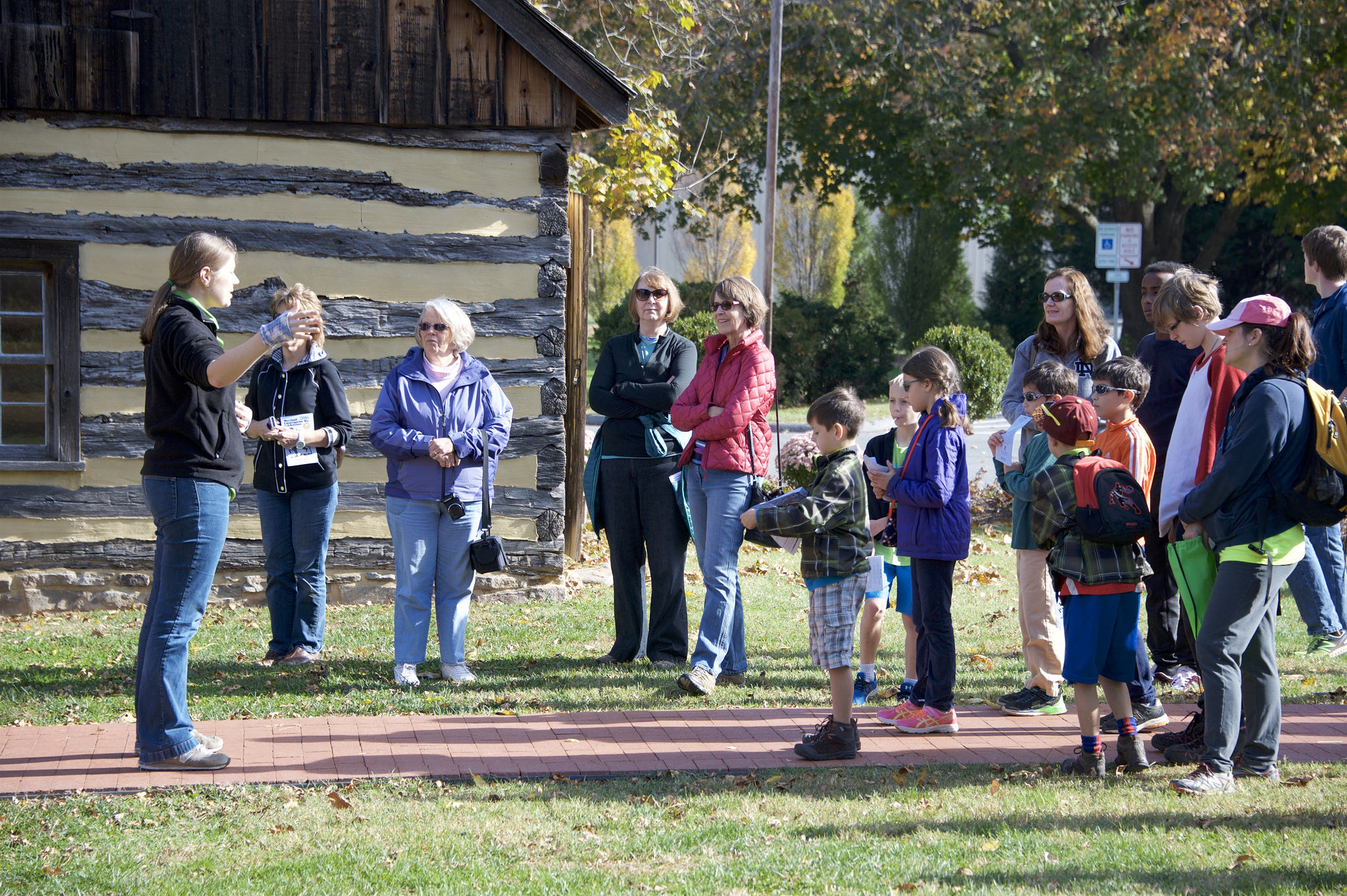 group tour at the underground railroad