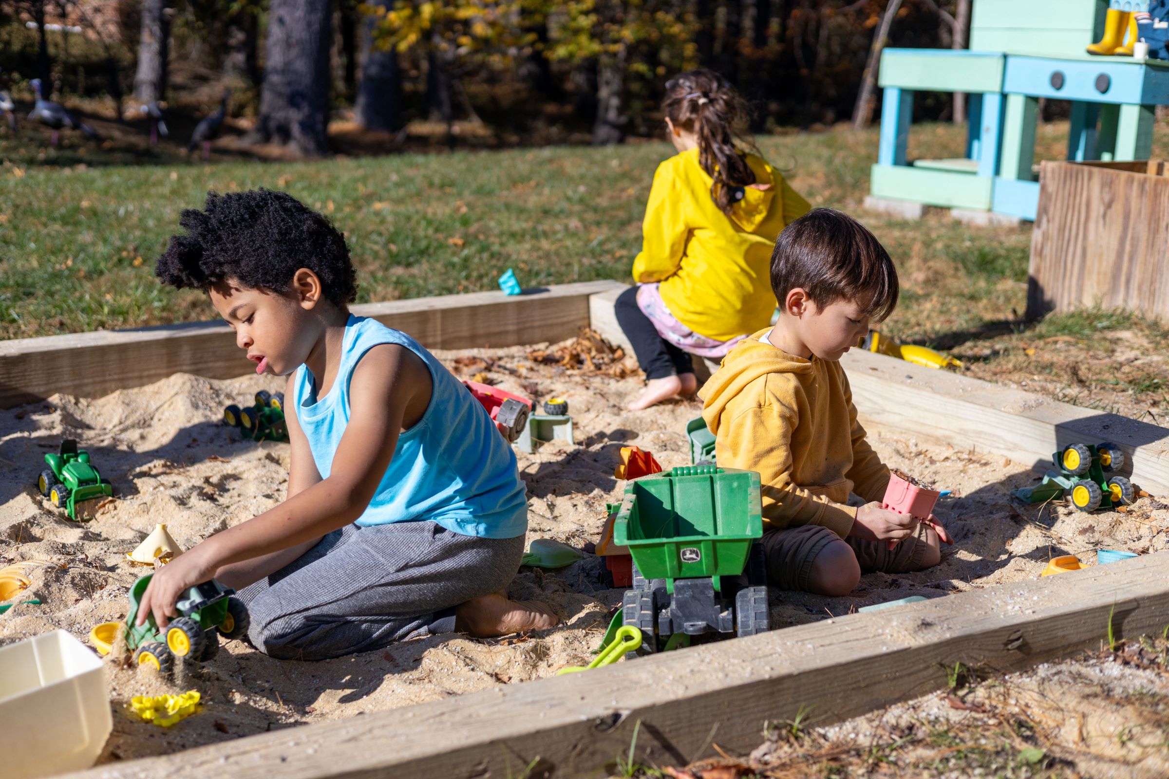 Children playing in sandbox