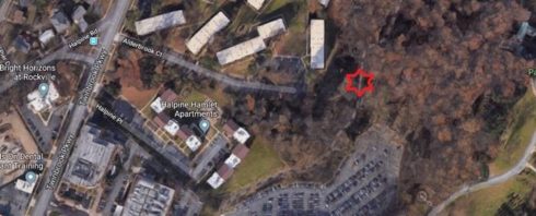 Aerial photography, Property, Map of trail connector to be impacted by construction project