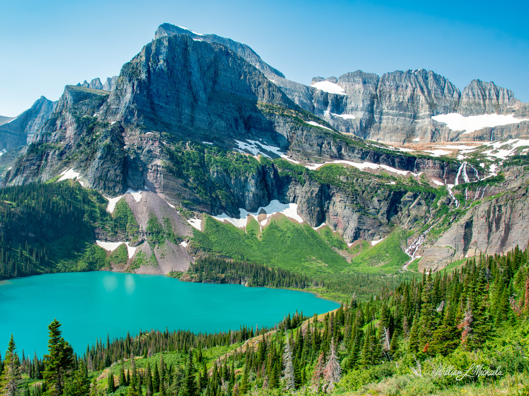 A mountain landscape photo.
