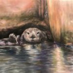 Monterey Sea Otter, Oil by Gale Marcus $400 , Brookside Gardens