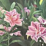 Garden of Lilies by Sharmila Kapur $750, Art Exhibit at Brookside Gardens,