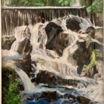 Camden Falls, Soft Pastel by Kathy Tynan $500, Brookside Gardens
