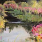 The Pink Pond by Leslie Kraff $400, Art Exhibit at Brookside Gardens,