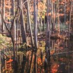 Autumn Woods Reflection photograph by Renee Ruggles $185