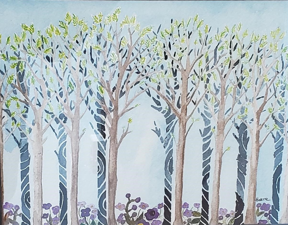 Dream Forest by Alexandra Treadaway-Hoare $400, Painting, Brookside Gardens,
