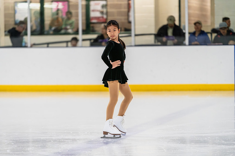 Skater in the ice show