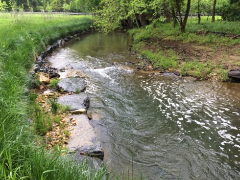 Body of water, Waterway, Water resources, Natural landscape, Stream, Channel, Watercourse, Bank, Fluvial landforms of streams, Riparian zone