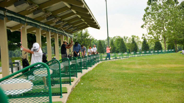 Driving range at south Germantown driving range.