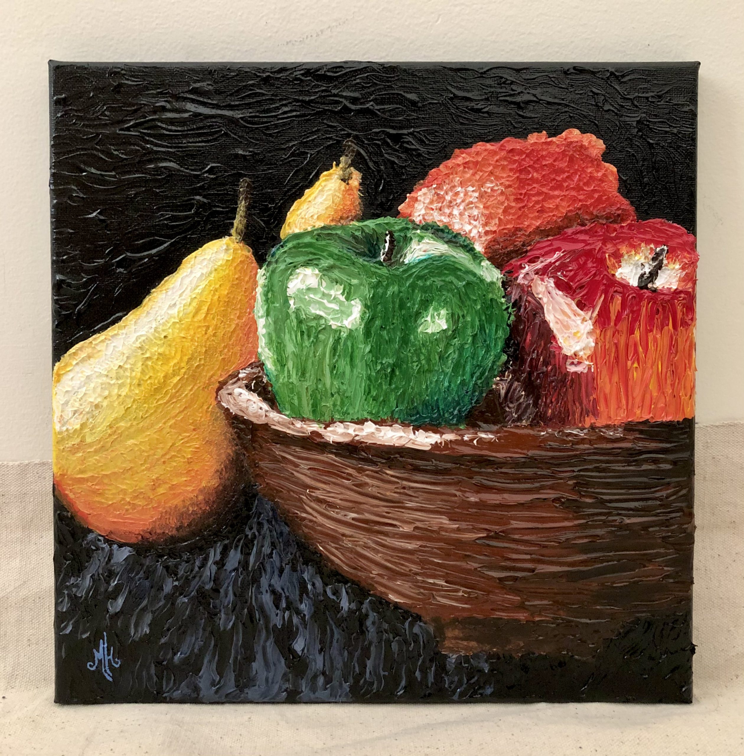 Fruits Impasto by Mariam Hathor $365, Art exhibit at Brookside Gardens