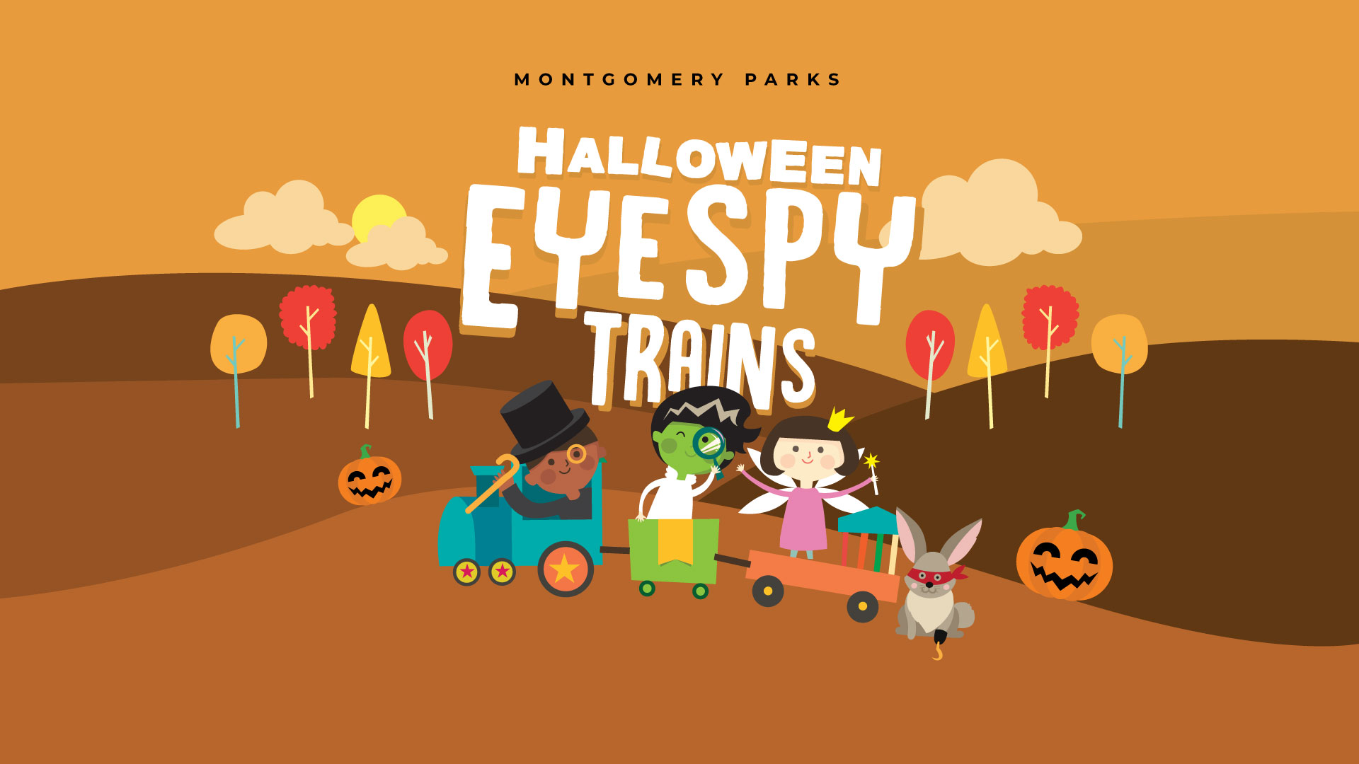 Halloween Eye Spy Trains Graphic