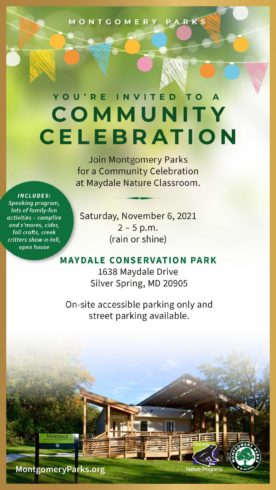 Maydale Nature Classroom Community Celebration Invitation