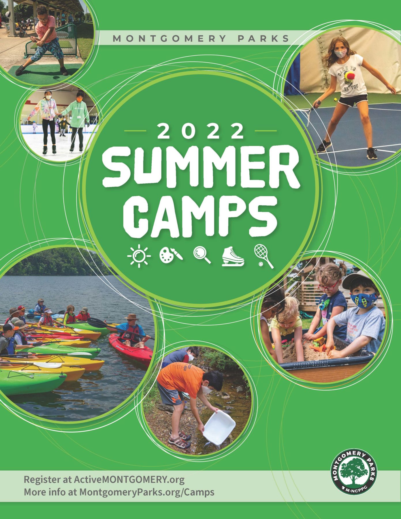 Image of the front cover of the summer camp guide