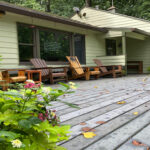 Brookside Nature Center’s Deck in the Spring