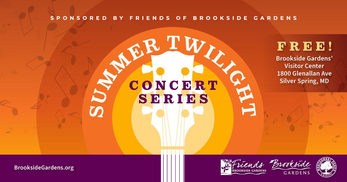 logo brookside Gardens summer concert series