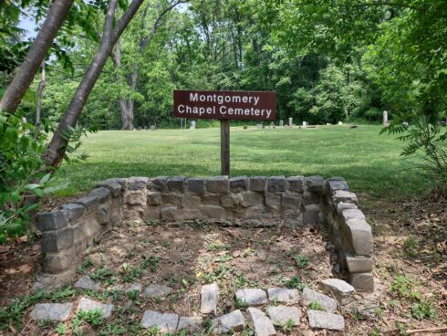 Montgomery Chapel Cemetery Marker