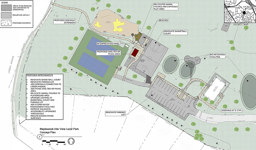 Maplewood Alta-Vista Local Park - Park Renovations - Montgomery Parks