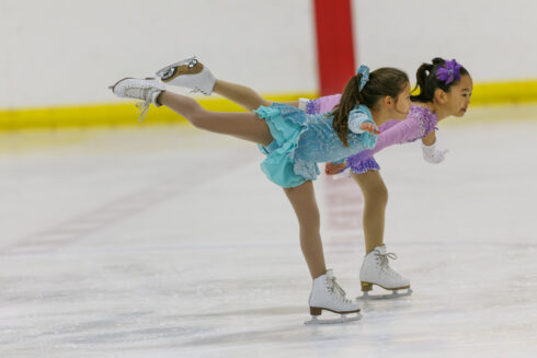 Figure Skating Show - Two Girls Skating