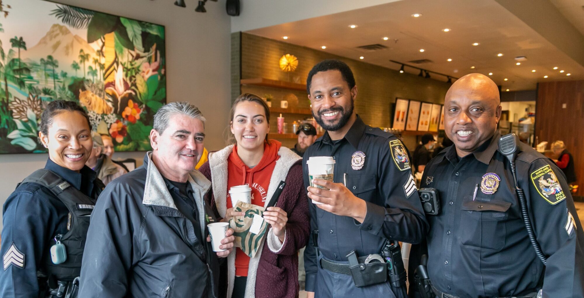 delosangeles williams sherard coffee with a park police