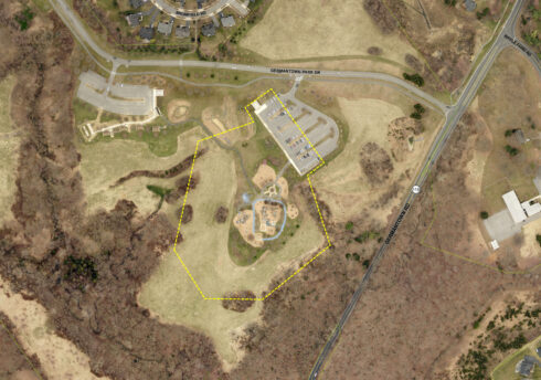aerial map south Germantown playground renovation 