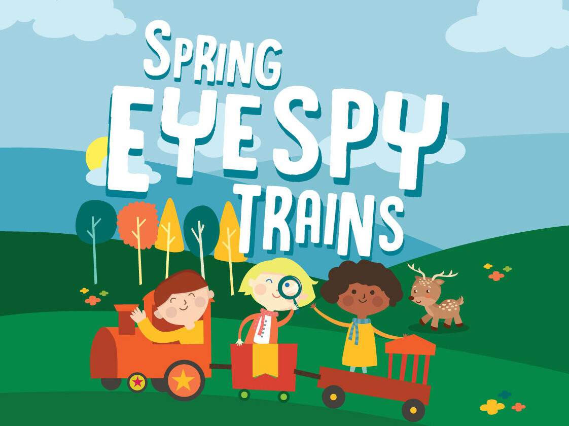 Eye Spy Trains Spring-2024. Weekends in April