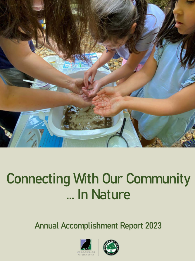 connecting with our community in nature, Meadowside Nature Center Annual Accomplishment Report 2023 (accessible pdf)
