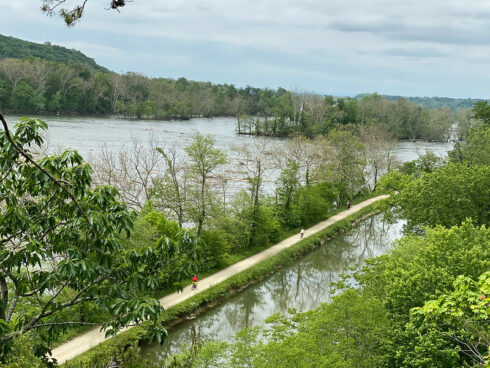 View of potomac river from Blockhouse Point Conservation Park