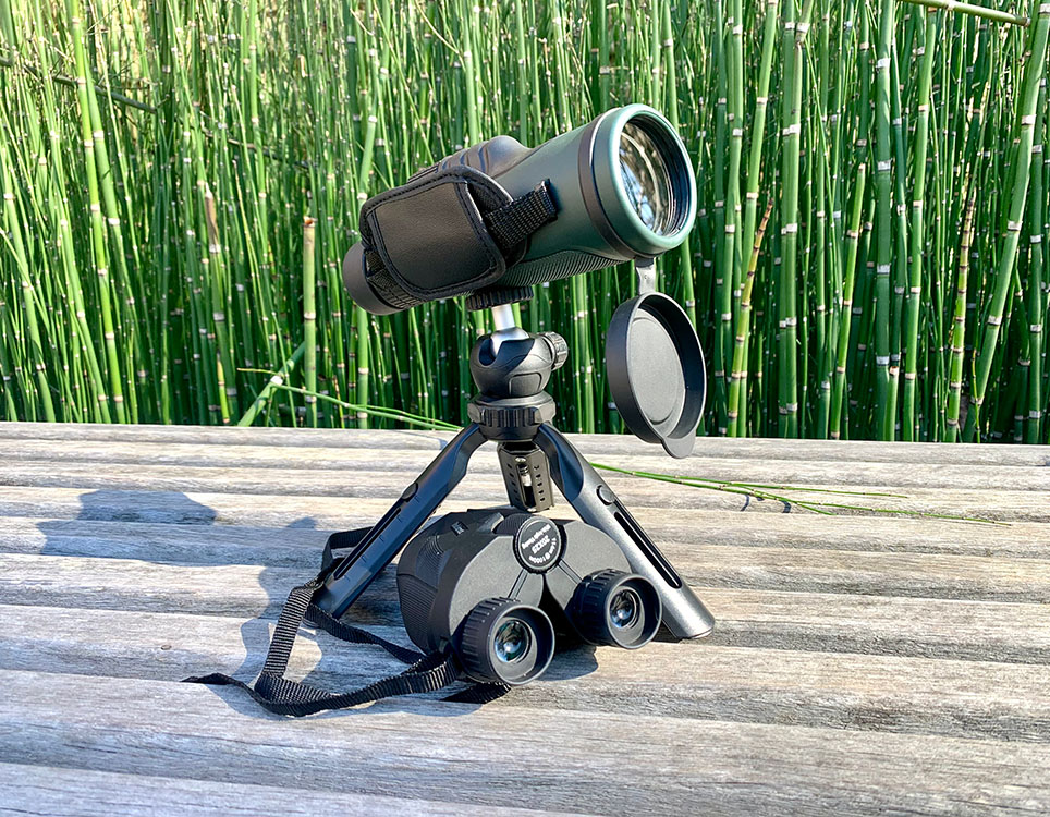 binoculars and monocular