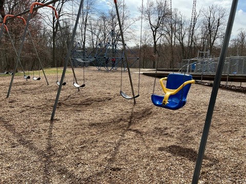 swings at the playground