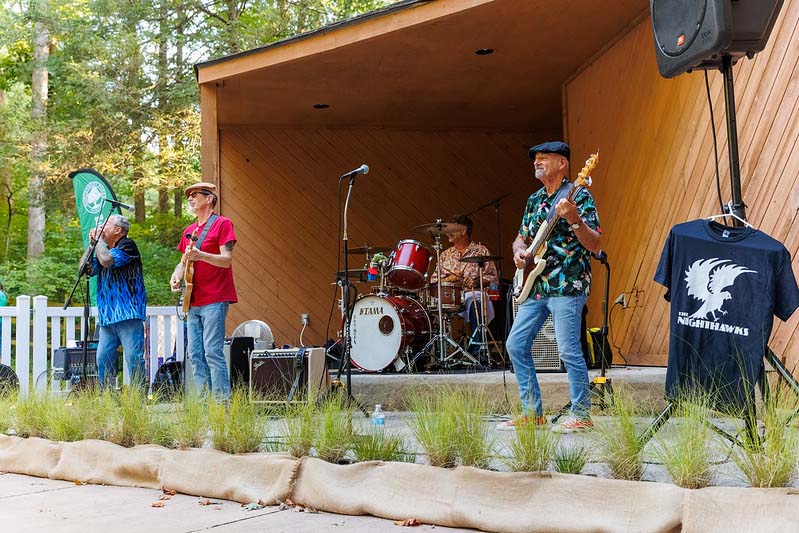 band the nighthawks play at Montgomery parks  summer concert