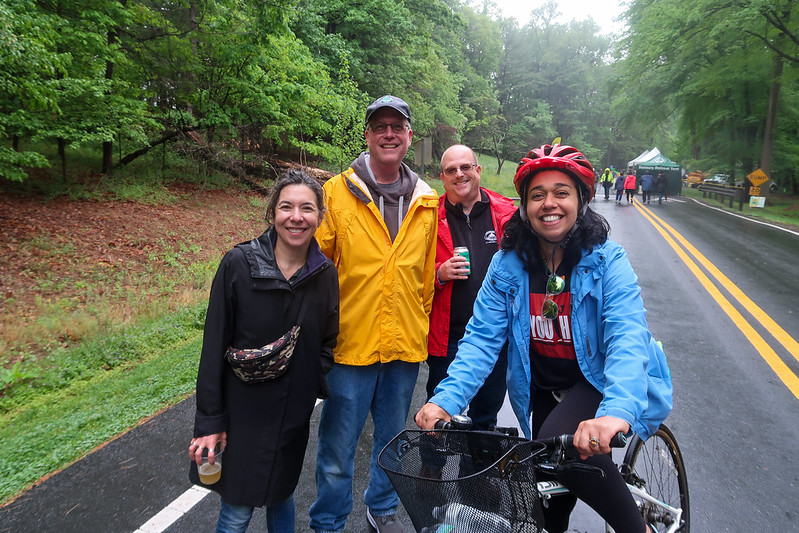 Smiling group of folks at Sligo Creek Fest 2024