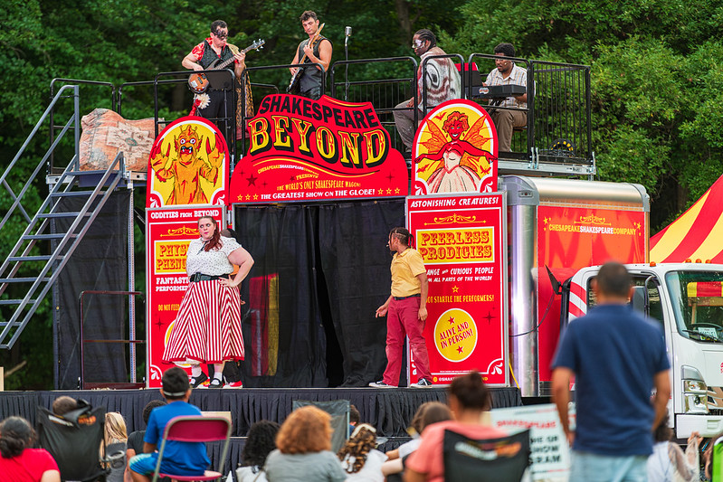 Shakespeare Beyond box truck stage