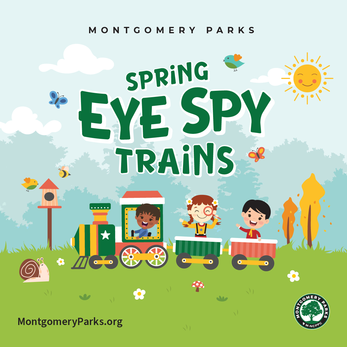 Spring Eye Spy Trains