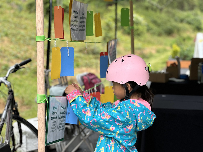 Untold Stories booth at Sligo creek fest