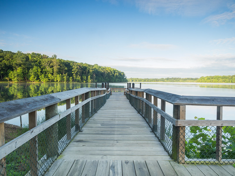 walkway of fishing deck