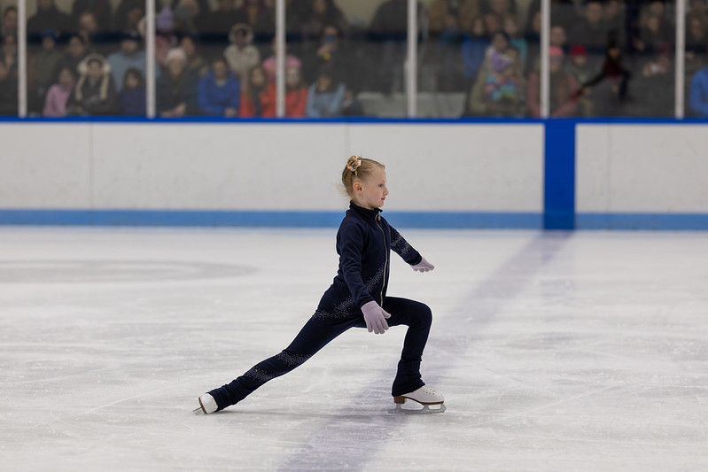 skater performing a lunge