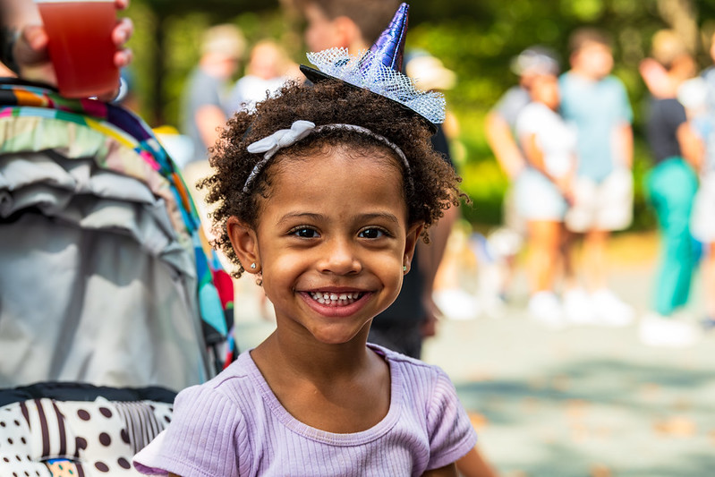 Smiling girl.