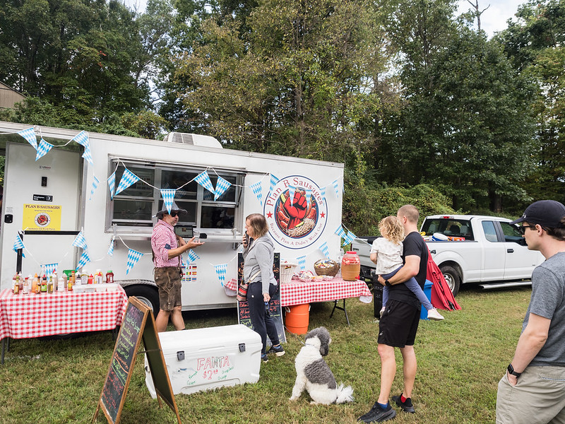 Plan B Sausages food truck at Parks Ale Trail