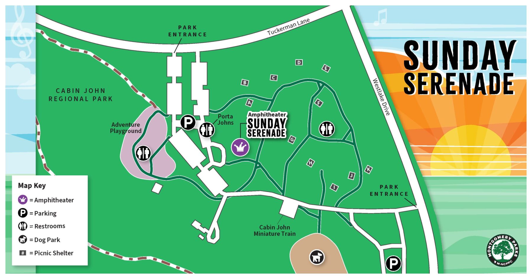Map for Sunday Serenade event series